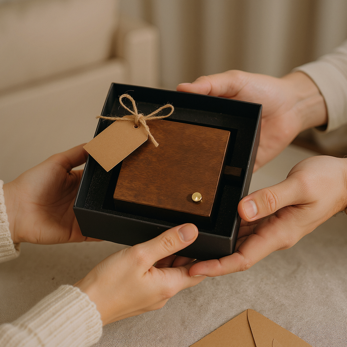 Wręczanie prezentu EmotiaGifts